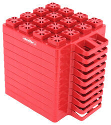 Stackers Leveling Blocks for Trailers and RVs - 1-3/8" x 8-1/8" - Qty 10 - A10-0918