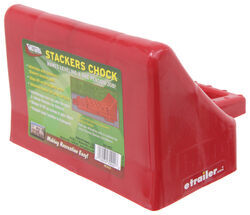 Wheel Chock for Stackers Leveling Blocks - Polyethylene - Qty 1 - A10-0922