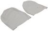 single axle valterra rv tire covers for 24 inch to 26 tires - white qty 2