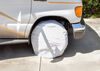 single axle valterra rv tire covers for 24 inch to 26 tires - white qty 2