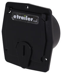 Valterra Electrical Cable Hatch for RVs - 4-3/16" Wide x 3-7/8" Tall - Black - A10-2143BKVP