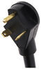 RV Plug Adapters A10-3030DBK - 12 Inch Long - Mighty Cord