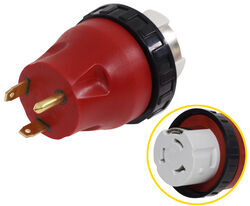 Mighty Cord RV Power Cord Adapter Plug - 50 Amp Female to 30 Amp Male - Round