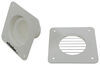 Valterra RV Battery Box Vent with Cover - 1-3/4" Hose Opening - White Cover White A10-3300-05