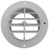 vent no fan valterra rv ceiling w/ rotating grille - 4 inch diameter white