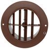 vent ceiling wall valterra rv w/ rotating grille - 4 inch diameter brown