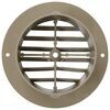 vent plastic valterra rv ceiling w/ covered screws - rotating 4 inch diameter beige