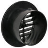 vent ceiling wall valterra rv w/ covered screws - rotating 4 inch diameter black