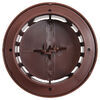 vent no fan valterra rv ceiling w/ adjustable levers and covered screws- 4 inch diameter - brown
