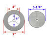 vent plastic dimensions