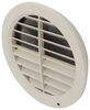 a/c and heat registers valterra rv vent ceiling register - rotating 7 inch diameter light beige