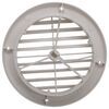 vent no fan valterra rv ceiling w/ rotating grille - 5 inch diameter white