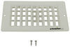 Valterra RV Vent Floor Register - 8" Long - White 4W x 8L Inch A10-3364VP