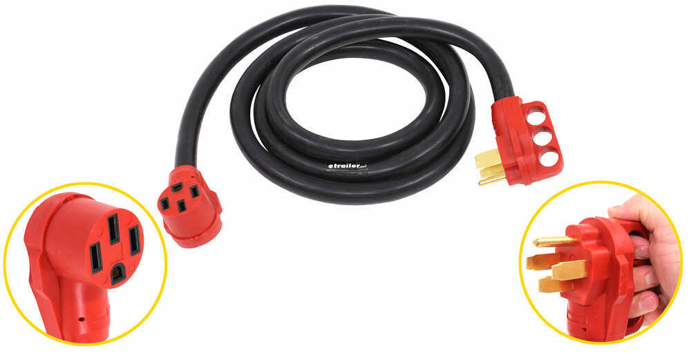 Mighty Cord RV Extension Cord w/ Pull Handle - 50 Amp - 10' - A10-5010EH