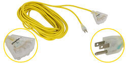 Mighty Cord Indoor/Outdoor Extension Cord w/ Indicator Lights - 3 Outlets - 15 Amps - 50' Long - A10-5014TTE
