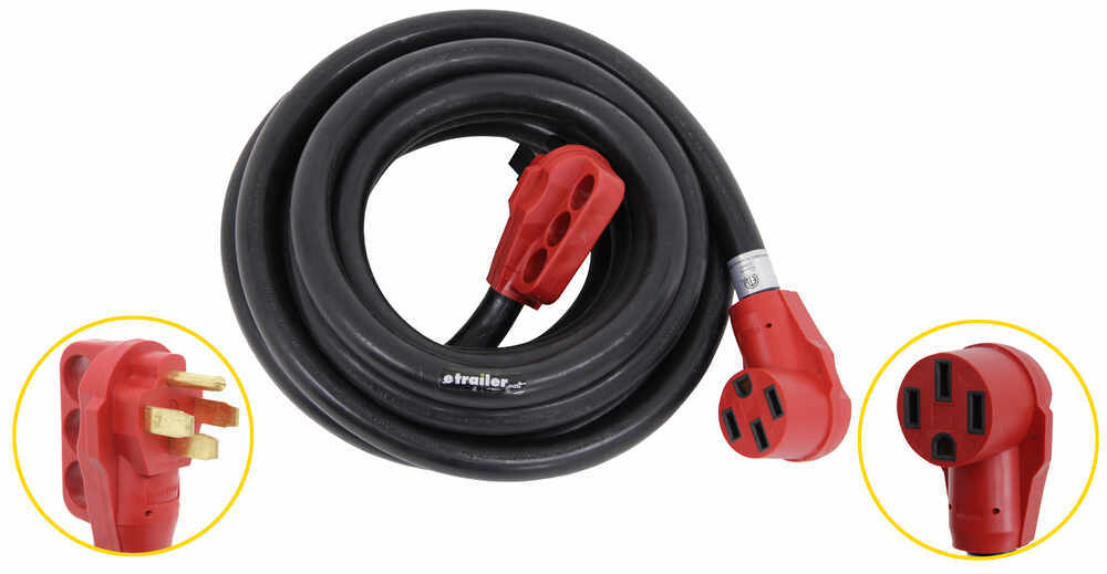 Mighty Cord RV Extension Cord - 50 Amps - 25' Long 50 Amp to 50 Amp A10-5025EH
