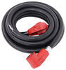 power cord extension 50 amp female plug mighty rv w/ pull handle - 25'