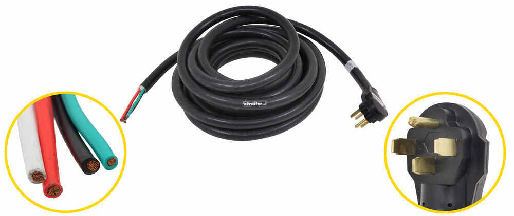 Mighty Cord Replacement Hardwire Power Cord - A10-5036ENDBK