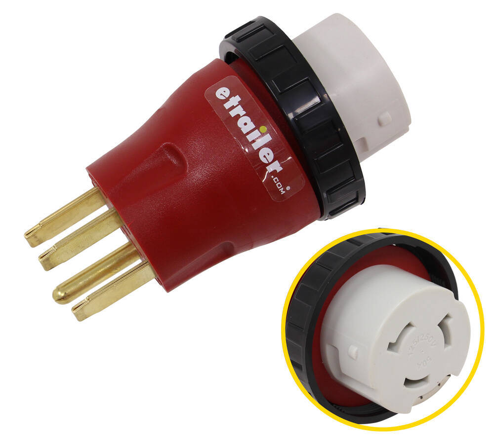 A10-5050DAVP - RV Receptacle to Power Hookup Mighty Cord RV Plug Adapters