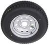 Provider ST175/80R13 Radial Trailer Tire w/ 13" Silver Mod Wheel - 5 on 4-1/2 - Load Range C Steel Wheels - Powder Coat A13RSMQ