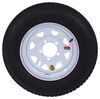 Provider ST205/75R15 Radial Trailer Tire w/ 15" White Spoke Wheel - Offset - 5 on 5-1/2 - LR C Load Range C A15R55WS