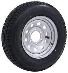 Provider ST205/75R15 Radial Trailer Tire with 15" Silver Mod Wheel - 6 on 5-1/2 - Load Range D - TA87VR