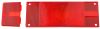 rectangle replacement tail light and side marker lens for optronics combination - red