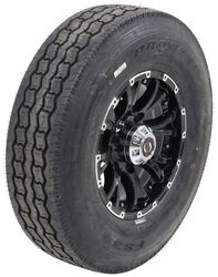 Provider ST235/80R16 Radial Tire w 16" Viking Aluminum Wheel - 8 on 6-1/2 - LR G - Black - A16RG8BML80