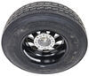 tire with wheel 8 on 6-1/2 inch provider st235/80r16 radial w 16 viking aluminum - lr g black