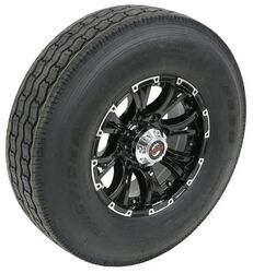 Provider ST235/85R16 Radial Tire w 16" Viking Aluminum Wheel - 8 on 6-1/2 - LR G - Black - A16RGBML