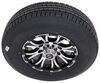 tire with wheel 16 inch provider st235/80r16 radial w viking aluminum - 8 on 6-1/2 lr e black