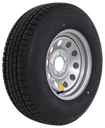 Provider ST215/75R14 Radial Trailer Tire with 14" Vesper Silver Mod Wheel - 5 on 4-1/2 - LR C - TA62MR