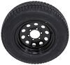 tire with wheel 15 inch provider st225/75r15 radial trailer w/ black mod - 6 on 5-1/2 lr d