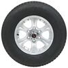 tire with wheel 6 on 5-1/2 inch provider st225/75r15 radial w 15 viking aluminum - lr d silver