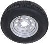 tire with wheel 15 inch provider st225/75r15 radial trailer w/ silver mod - 6 on 5-1/2 lr d