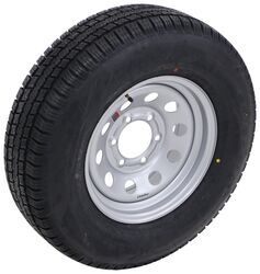 Provider ST225/75R15 Radial Trailer Tire w/ 15" Silver Mod Wheel - 6 on 5-1/2 - LR D - TA57VR