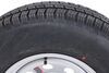 tire with wheel 6 on 5-1/2 inch provider st225/75r15 radial trailer w/ 15 silver mod - lr d