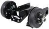 rubber spring suspension 5 on 4-1/2 inch timbren axle-less trailer w electric brakes - standard 4 drop 3.5k