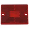 rectangle replacement red lens for optronics mc36 series side marker or clearance trailer light