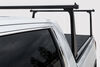 truck bed fixed height adarac pro series custom ladder rack - aluminum matte black 500 lbs