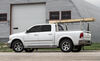 0  truck bed fixed rack adarac pro series custom ladder - aluminum 500 lbs