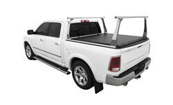 Adarac Aluminum Series Custom Truck Bed Ladder Rack - Silver - 500 lbs