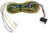 40 Ft 5-Way Trailer Wiring Harness - Wishbone Style - 30" Ground - 5' Auxiliary Wire 5 Flat A40W5B