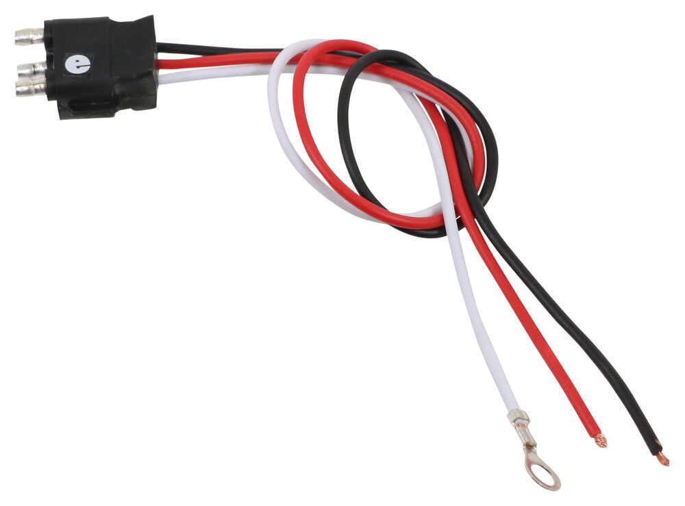 3-Wire Pigtail for Optronics Trailer Lights - 3-Prong PL-3 Plug - 10 Lead  Optronics Accessories and Parts A45PB