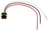 3-Wire Pigtail for Optronics Trailer Lights - Weathertight Plug - 10" Lead Straight Pigtail A45PMB