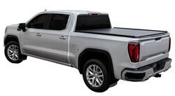 Adarac Truck Bed Utility Side Rails - Stake Pocket Mount - Aluminum - Matte Black - Qty 2