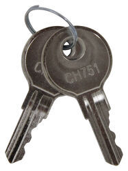 Valterra 751 Replacement Keys for RV Hatch Doors - Qty 2 - A524VP