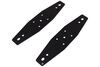 ladder racks adatrac side rail mounting plates for bolt-on accessories - qty 2