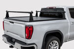 Adarac M-Series Custom Truck Bed Ladder Rack - Aluminum - Matte Black - 500 lbs
