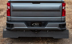 Access Rockstar Custom Mud Flap - Full Width - Diamond Plate - Adjustable Height